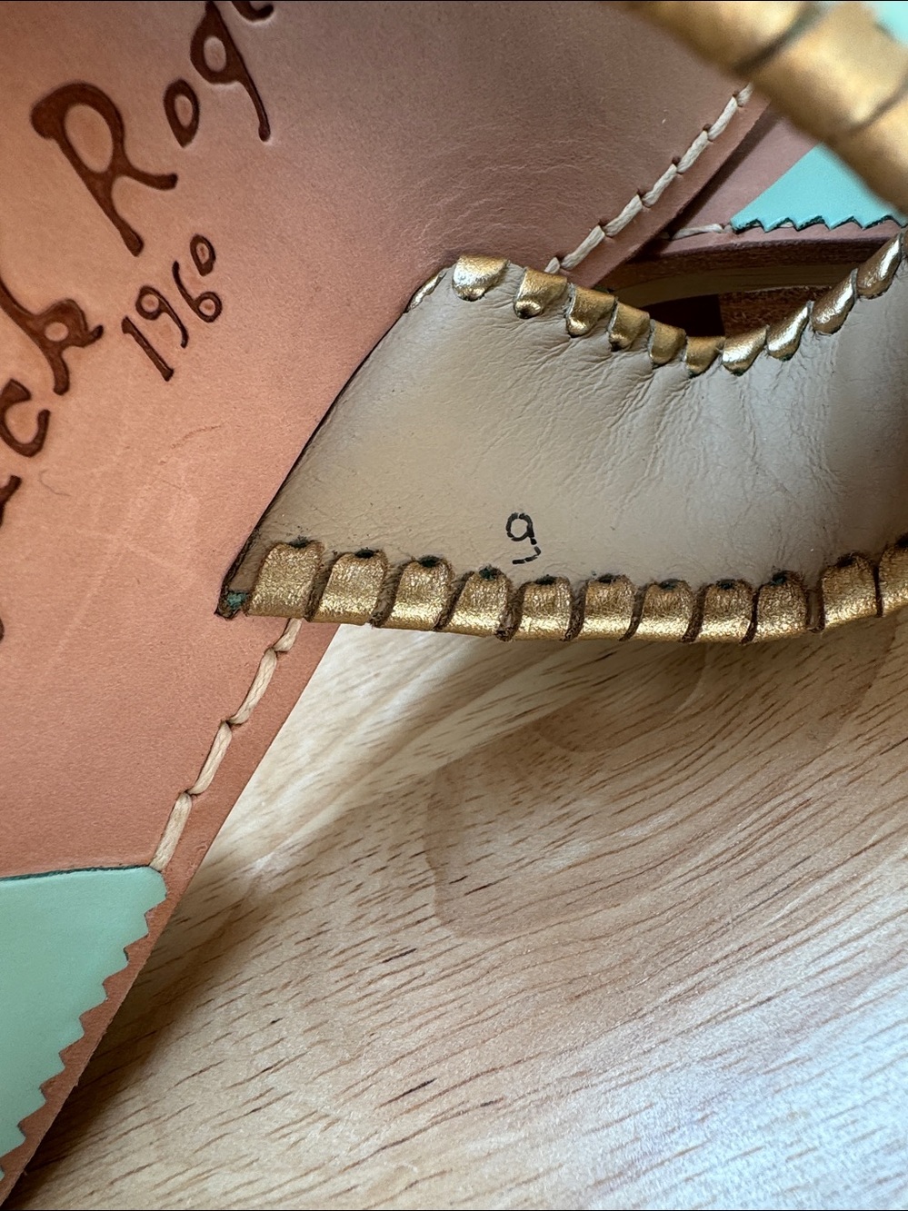 Jack Rogers “Classic Jacks” Mint Green - Picture 5 of 7